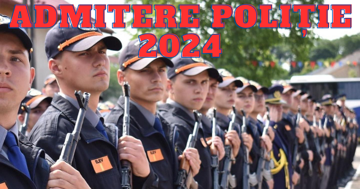 O nouă sesiune de admitere în școlile de poliție în 2024. Calendar și locuri disponibile.