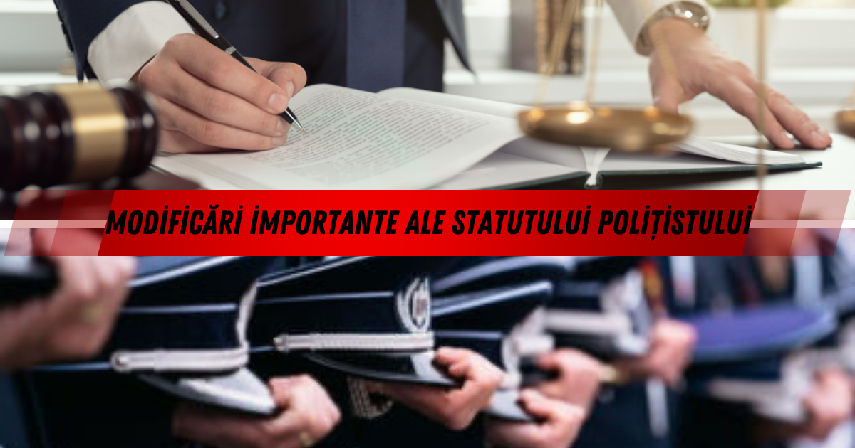 Propunerile SIDEPOL transpuse în Statutul polițistului