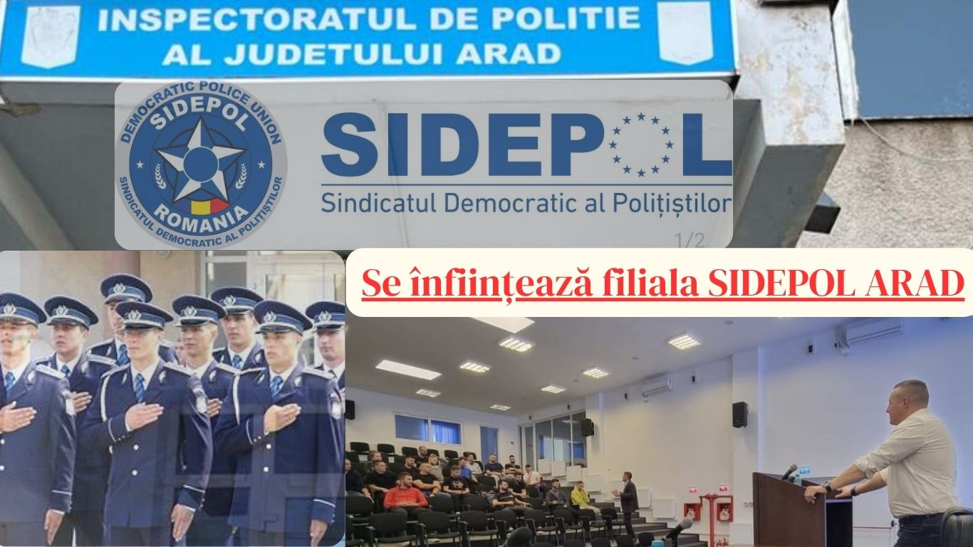 Se înființează Filiala SIDEPOL Arad