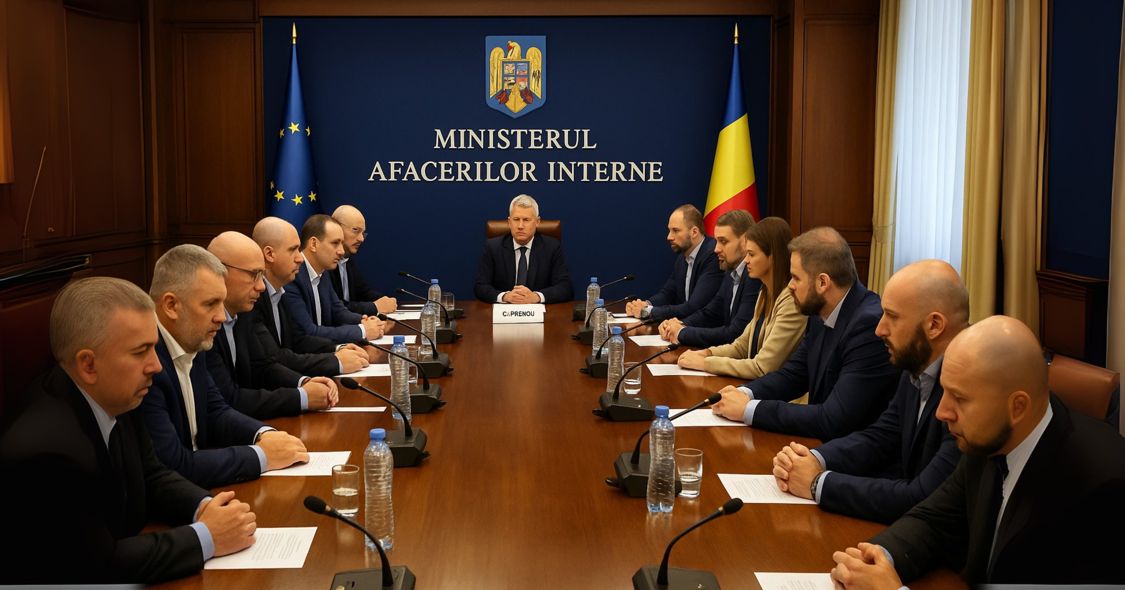 Ministrul Predoiu față în față cu sindicatele la M.A.I.