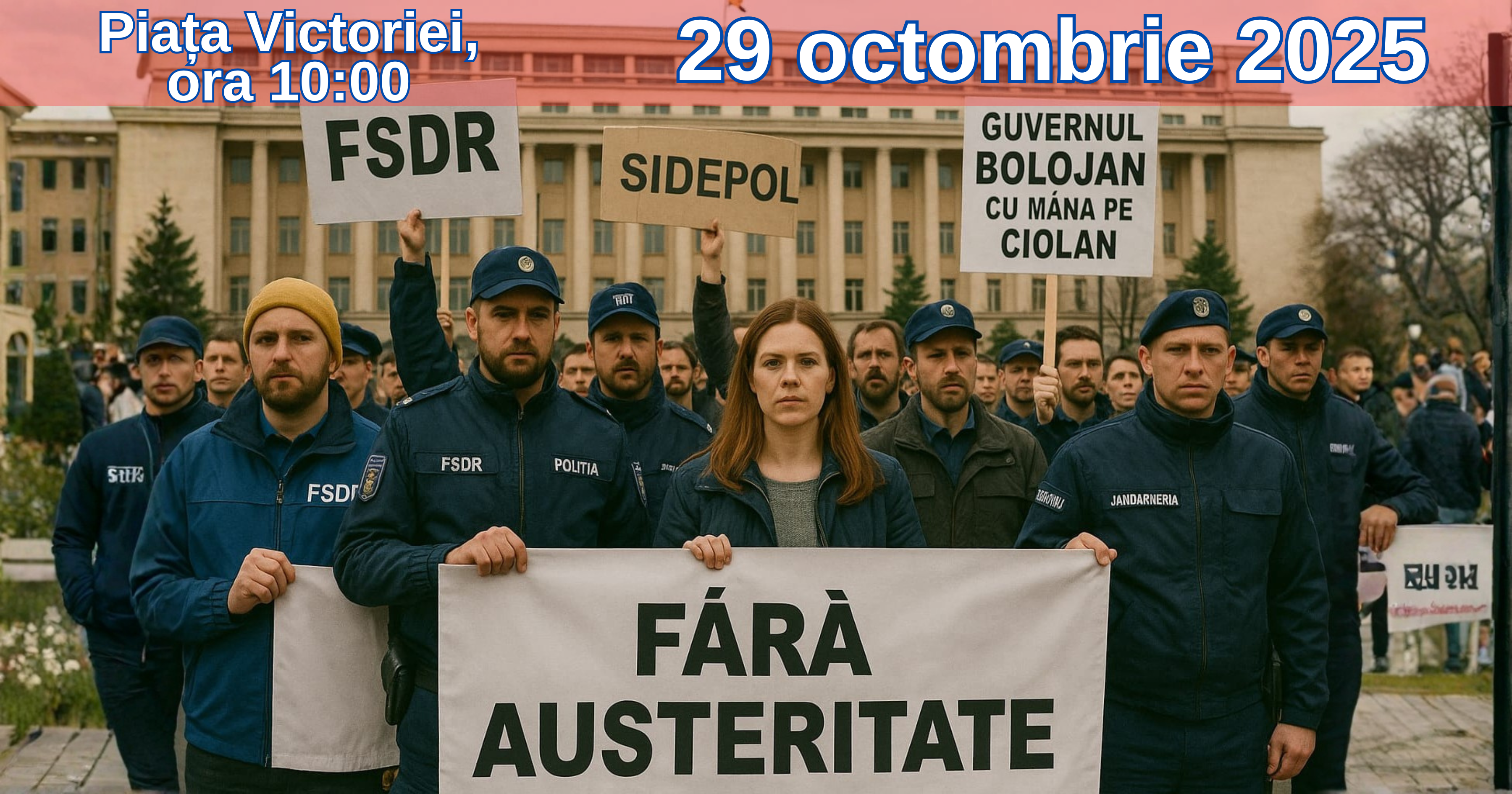 Polițiștii ies în stradă - 29 octombrie 2025!